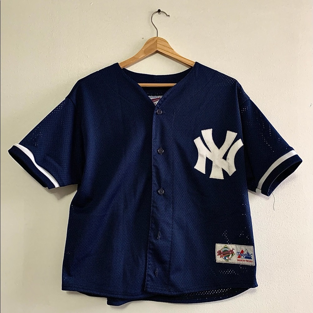 New York Yankees Cropped Baseball Jersey